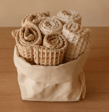Akiiko - Pique Waffle Hand Towel Set at online8 furniture store Auckland