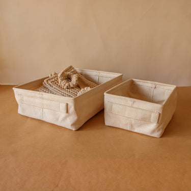 Akiiko - Woven Cotton Storage Tray at online8 furniture store Auckland