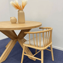 Alba Dining Chair - Solid Oak at online8 furniture store Auckland