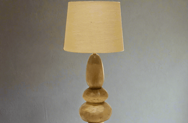 Alba Wooden Table Lamp W/ Jute Shade at online8 furniture store Auckland