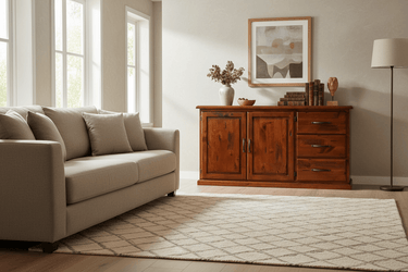 Albury 2 Door & 3 Drawer Buffet Table at online8 furniture store Auckland