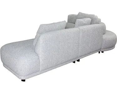 Algar Sectional Sofa in a versatile grey that suits monochrome, warm or bold interiors