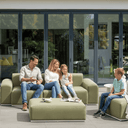 Alice Outdoor Sectional Sofa Set With Ottoman at Online8 Furniture Auckland NZ