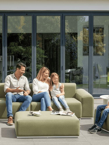 Alice Outdoor Sectional Sofa Set With Ottoman at online8 furniture store Auckland