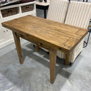Alpine Fold Square Dining Table - Rustic Light at online8 furniture store Auckland