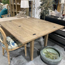 Alpine Fold Square Table - Grey at online8 furniture store Auckland
