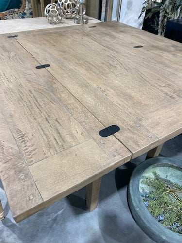 Alpine Fold Square Table - Grey at online8 furniture store Auckland