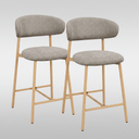 Alto Barstool - Ash Brown Set/2 at Online8 Furniture Auckland NZ