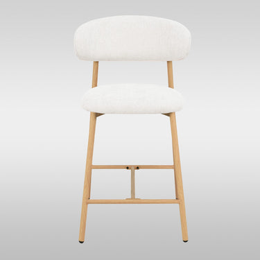 Alto Barstool – Cream & Natural (Set of 2) at Online8 Furniture Auckland NZ