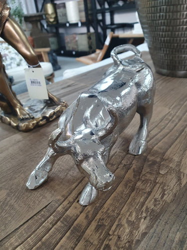 Aluminium Bull Statue at online8 furniture store Auckland