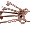 Aluminium Copper Antique Keys Set at online8 furniture store Auckland