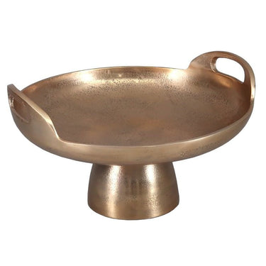 Aluminium Round Footed Tray 35cm at online8 furniture store Auckland
