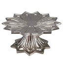 Aluminium Star Embossed Footed Plate 31cm at online8 furniture store Auckland