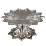 Aluminium Star Embossed Footed Plate 31cm at online8 furniture store Auckland
