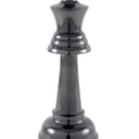 Aluminum/Black Nickel King - Ornament at online8 furniture store Auckland