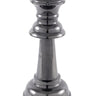 Aluminum/Black Nickel Queen - Ornament at online8 furniture store Auckland