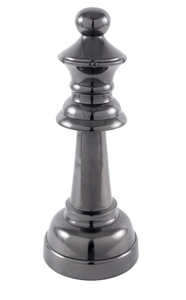 Aluminum/Black Nickel Queen - Ornament at online8 furniture store Auckland