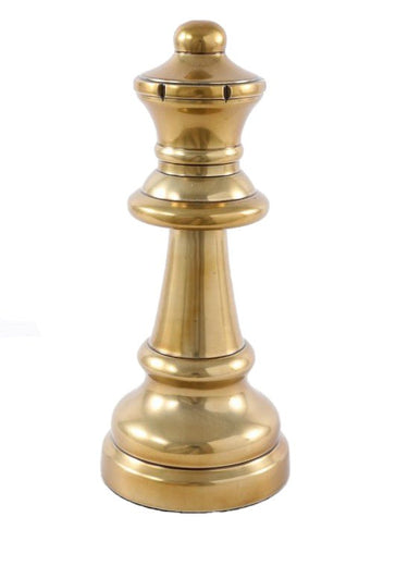 Aluminum/Brass Queen - Ornament at online8 furniture store Auckland