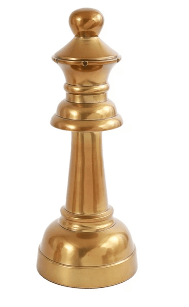 Aluminum/Brass Queen - Ornament at online8 furniture store Auckland