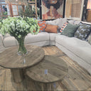 Amalfi Slip Cover Corner - Burlap at online8 furniture store Auckland