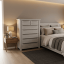 Amanda 6 Drawer Tallboy at online8 furniture store Auckland