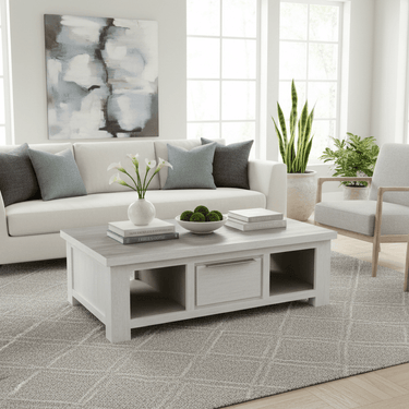 Amanda Two Drawer Coffee Table at Online8 Furniture Auckland NZ
