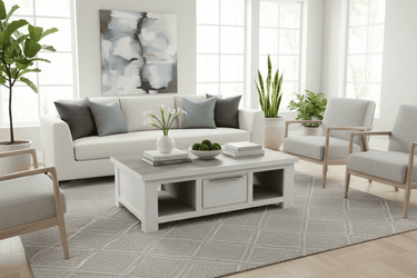 Amanda Two Drawer Coffee Table at Online8 Furniture Auckland NZ