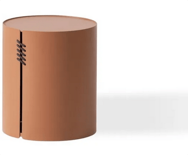 Amber Aluminium Side Table - Rust at Online8 Furniture Auckland NZ