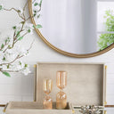 Amber Shimmer Hourglass With White Sand - Small at Online8 Furniture Auckland NZ