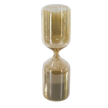Amber Shimmer Hourglass With White Sand - Small at Online8 Furniture Auckland NZ