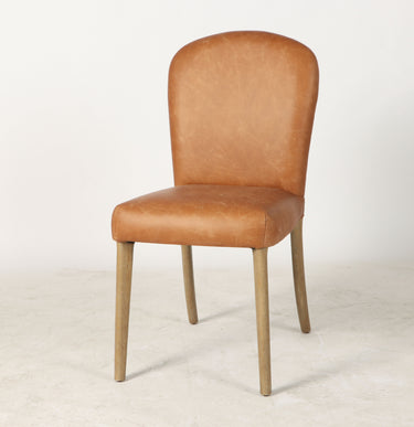 Amberley Leather Dining Chair at online8 furniture store Auckland