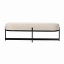 Amelia Upholstered Bench Seat - 1400mm at online8 furniture store Auckland
