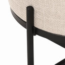 Amelia Upholstered Round Ottoman at online8 furniture store Auckland