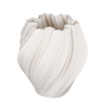 Amelie White 3D Printed Ceramic Vase - Large at online8 furniture store Auckland