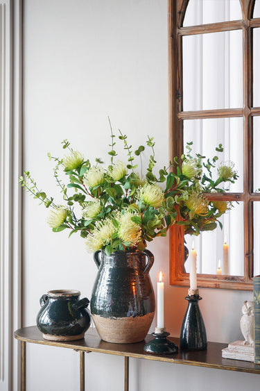 Amphora Vase Dark - Green at Online8 Furniture Auckland NZ