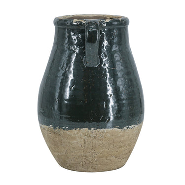 Amphora Vase Dark - Green at Online8 Furniture Auckland NZ