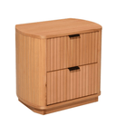 Amsterdam 2 Drawers Bedside at online8 furniture store Auckland