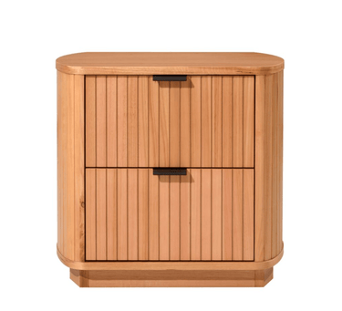 Amsterdam 2 Drawers Bedside at online8 furniture store Auckland