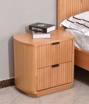 Amsterdam 2 Drawers Bedside at online8 furniture store Auckland