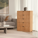 Amsterdam 5 Drawers Tallboy at online8 furniture store Auckland
