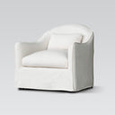Amsterdam Slipcover Club Chair – Linen Look at Online8 Furniture Auckland NZ