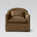 Amsterdam Slipcover Club Chair – Mocha at Online8 Furniture Auckland NZ