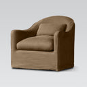 Amsterdam Slipcover Club Chair – Mocha at Online8 Furniture Auckland NZ