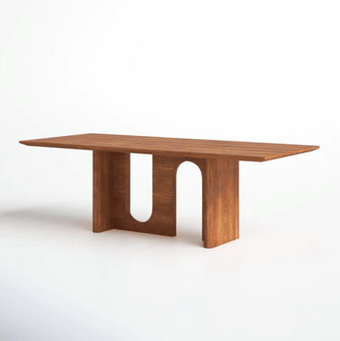 Anakin Dining Table - Brown Oak 2200mm at online8 furniture store Auckland