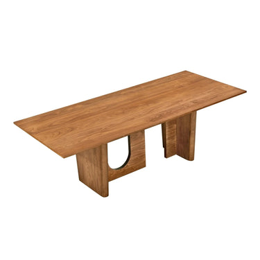 Anakin Dining Table - Brown Oak 2200mm at online8 furniture store Auckland