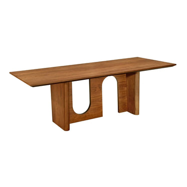 Anakin Dining Table - Brown Oak 2200mm at online8 furniture store Auckland