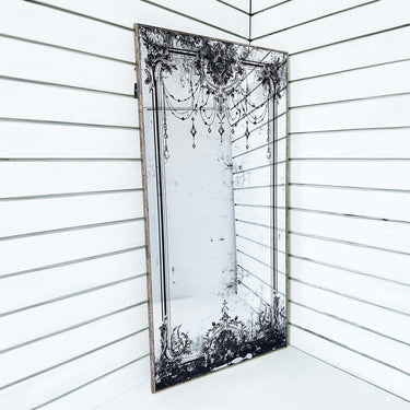 Anastasia Antique Look Wall Mirror Art | 60x120cm at Online8 Furniture Auckland NZ