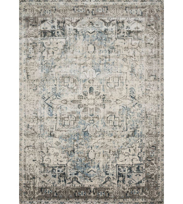 Anastasia Rug - Blue/Slate at online8 furniture store Auckland