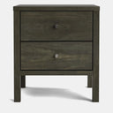Andes 2 Drawer Bedside Table - Pine at online8 furniture store Auckland
