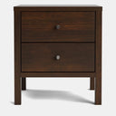 Andes 2 Drawer Bedside Table - Pine at online8 furniture store Auckland